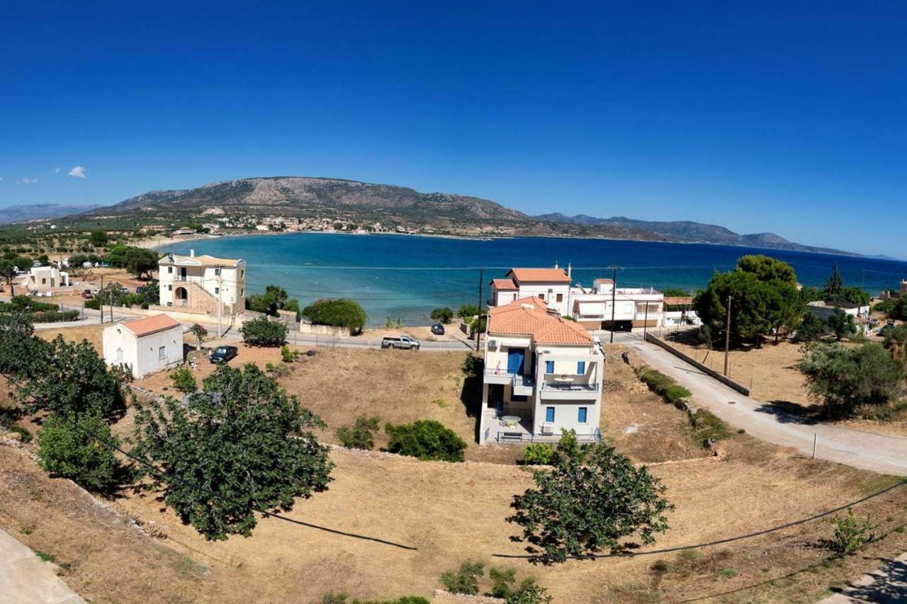 Seaview Flat Steps To The Beach Karavostasi  Exterior photo